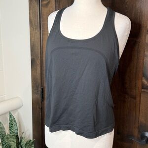 Lululemon Athletica Love Your Body Classic Black Racerback Tank Top Size 14